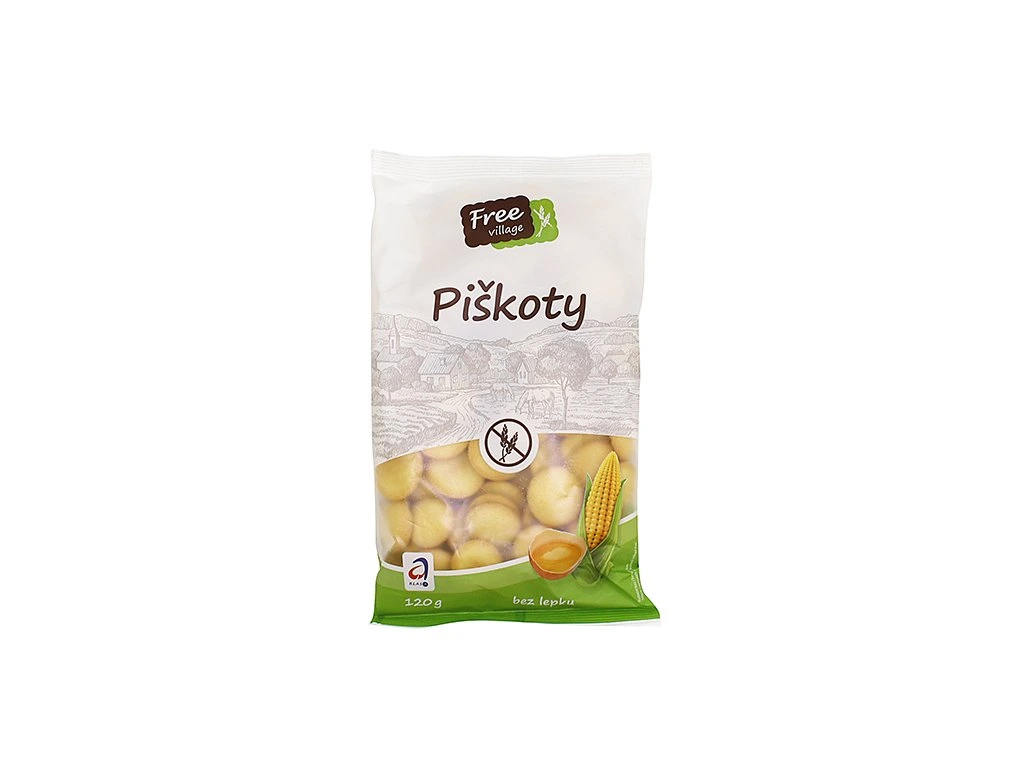 Free village Piškoty 120g